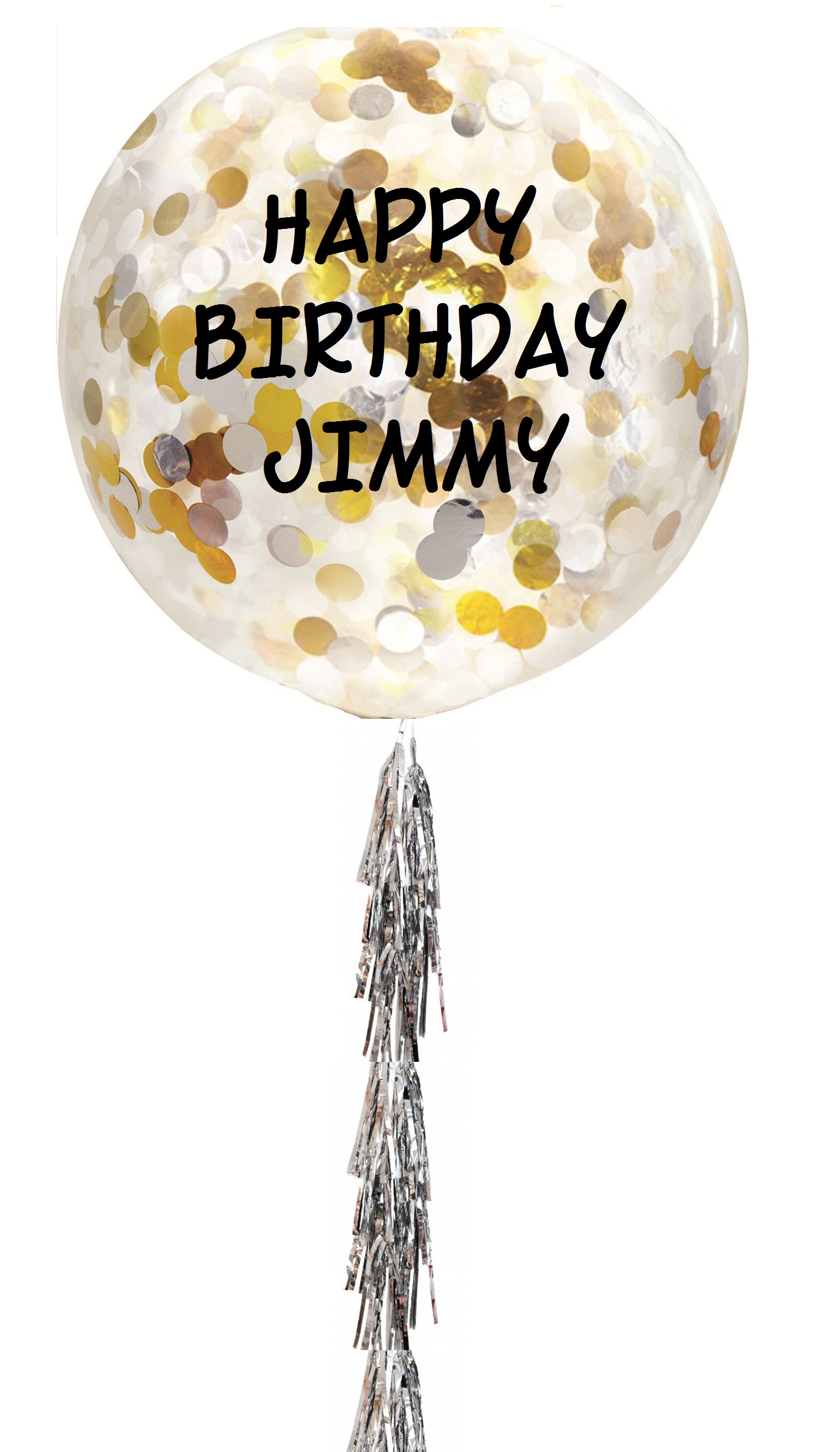 Personalized Jumbo Helium Latex Balloon